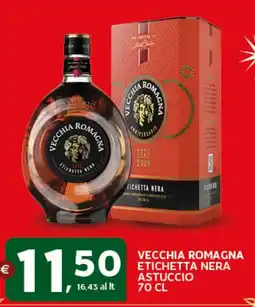 Extra Supermercati Vecchia romagna etichetta nera astuccio offerta