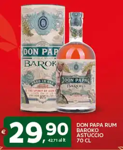 Extra Supermercati Don papa rum baroko astuccio offerta