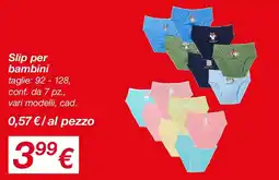 KiK Slip per bambini offerta