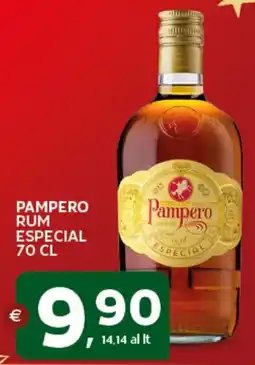 Extra Supermercati PAMPERO rum especial offerta