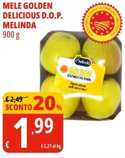 Tigros Mele golden delicious d.o.p. MELINDA offerta