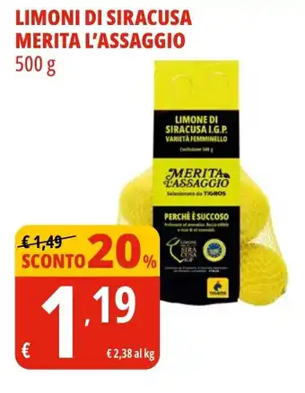 Limoni di siracusa merita l'assaggio