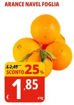 Tigros Arance navel foglia offerta