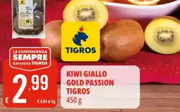 Tigros Kiwi giallo gold passion tigros offerta