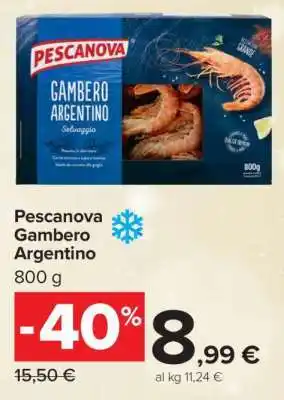 Carrefour Pescanova Gambero Argentino offerta