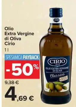 Carrefour OLIO EXTRA VERGINE DI OLIVA CIRIO offerta