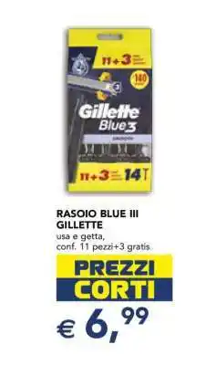 Esselunga RASOIO BLUE III GILLETTE offerta
