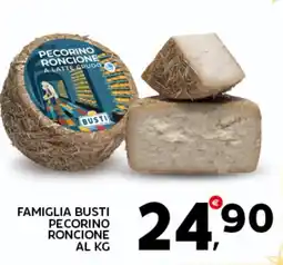 Extra Supermercati Famiglia busti pecorino roncione offerta