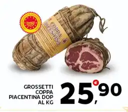 Extra Supermercati Grossetti coppa piacentina DOP offerta