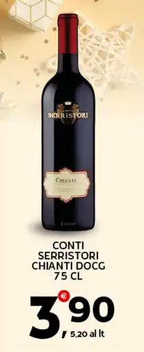 Extra Supermercati Conti serristori chianti DOCG offerta