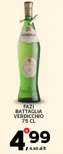 Extra Supermercati Fazi battaglia verdicchio offerta