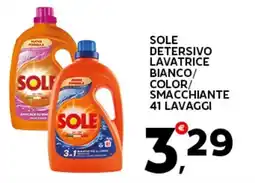 Extra Supermercati Sole detersivo lavatrice bianco/ color/ smacchiante offerta