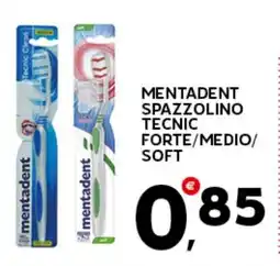 Extra Supermercati Mentadent spazzolino tecnic forte/medio/ soft offerta