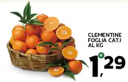 Extra Supermercati Clementine foglia offerta
