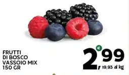 Extra Supermercati Frutti di bosco vassoio mix offerta