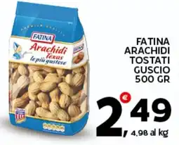 Extra Supermercati Fatina arachidi tostati guscio offerta