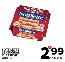 Extra Supermercati Sottilette le originali classiche offerta