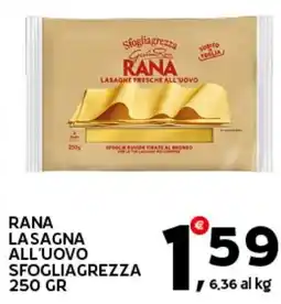 Extra Supermercati Rana lasagna all'uovo sfogliagrezza offerta