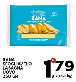 Extra Supermercati Rana sfogliavelo lasagna uovo offerta