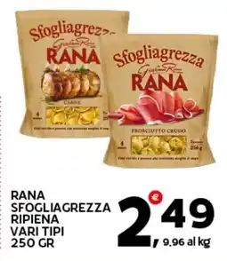 Extra Supermercati Rana sfogliagrezza ripiena offerta