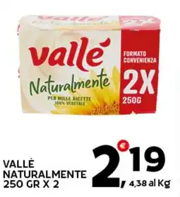 Extra Supermercati Vallè naturalmente offerta