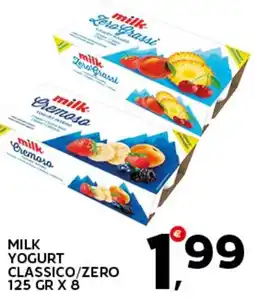 Extra Supermercati Milk yogurt classico/zero offerta