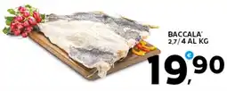 Extra Supermercati Baccala' 2,7/4 offerta