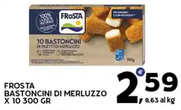 Extra Supermercati Frosta bastoncini di merluzzo x10 offerta