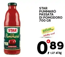 Extra Supermercati Star pummarò passata di pomodoro offerta