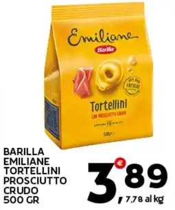 Extra Supermercati Barilla emiliane tortellini prosciutto crudo offerta