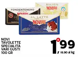 Extra Supermercati Novi tavolette specialita offerta
