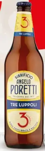 Extra Supermercati Poretti birra 3 luppoli offerta