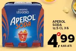 Extra Supermercati Aperol soda offerta