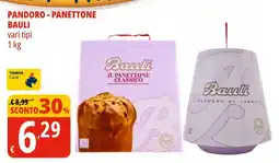 Tigros Pandoro panettone BAULI offerta