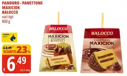 Tigros Pandoro - panettone maxiciok BALOCCO offerta