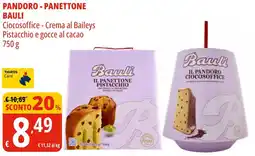 Tigros Pandoro panettone BAULI offerta