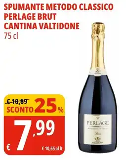 Tigros Spumante metodo classico perlage brut CANTINA VALTIDONE offerta