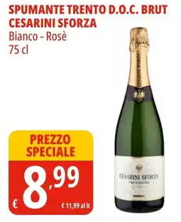 Tigros Spumante trento d.o.c. brut CESARINI SFORZA offerta
