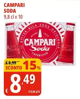 Tigros Campari soda offerta