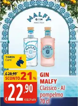 Tigros Gin MALFY offerta