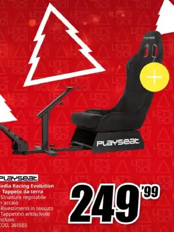 Playseat Sedia Racing Evolution + Tappeto da terra