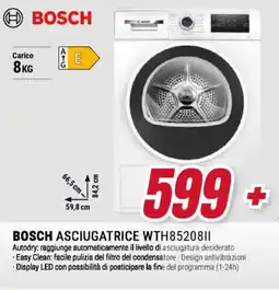 Trony BOSCH ASCIUGATRICE WTH8520811 offerta