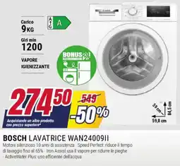 Trony BOSCH LAVATRICE WAN24009|| offerta