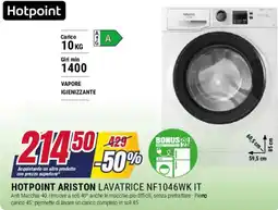Trony HOTPOINT ARISTON LAVATRICE NF1046WK IT offerta