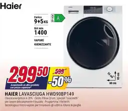 Trony HAIER LAVASCIUGA HWD90BP149 offerta