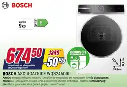 Trony BOSCH ASCIUGATRICE WQB246D0II offerta