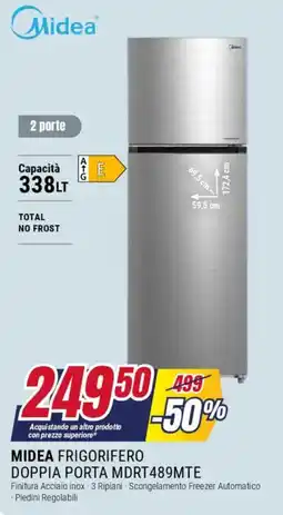 Trony MIDEA FRIGORIFERO DOPPIA PORTA MDRT489MTE offerta