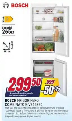 Trony BOSCH FRIGORIFERO COMBINATO KIV865SE0 offerta