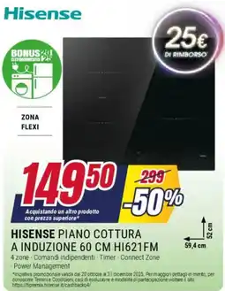 Trony HISENSE PIANO COTTURA A INDUZIONE 60 CM HI621FM offerta