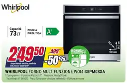 Trony WHIRLPOOL FORNO MULTIFUNZIONE WOI4IS8PMOSXA offerta